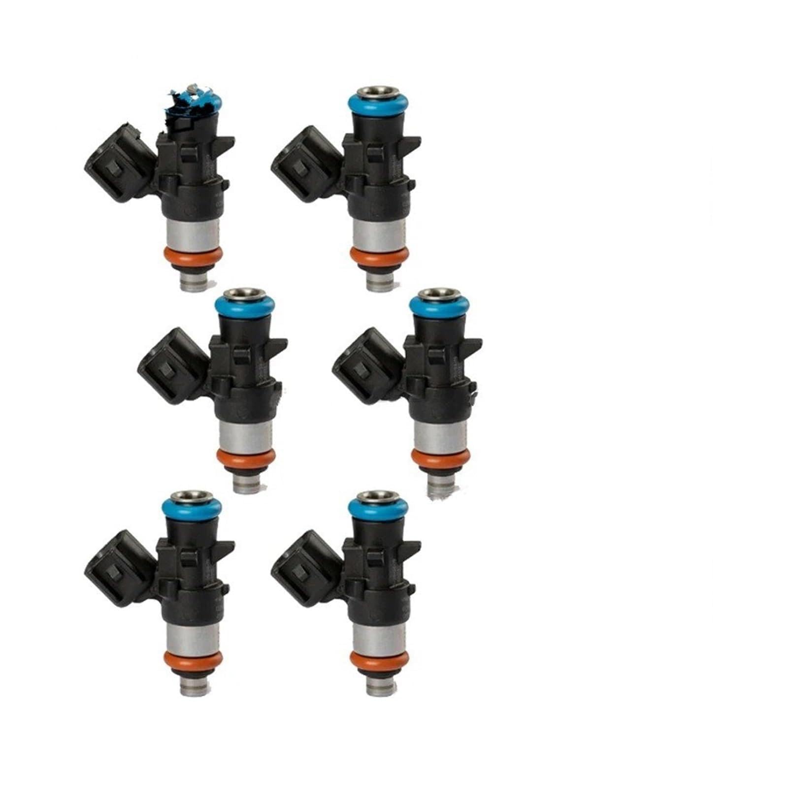 for Dodge for Challenger for Charger for Durango for Journey Fuel Injector 0280158233 5184085AC RL184085AC Fuel Injector(6PCS)