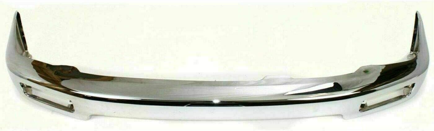 Front Bumper Chrome Steel + Lower Valance For 1996-1998 Toyota 4Runner Base / SR5 Direct Replacement