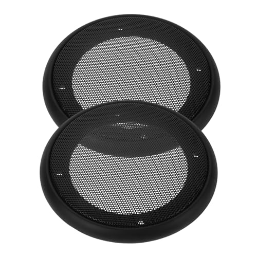 2個サブウーファー用スピーカーグリルカバー に 護する 耐久製ス