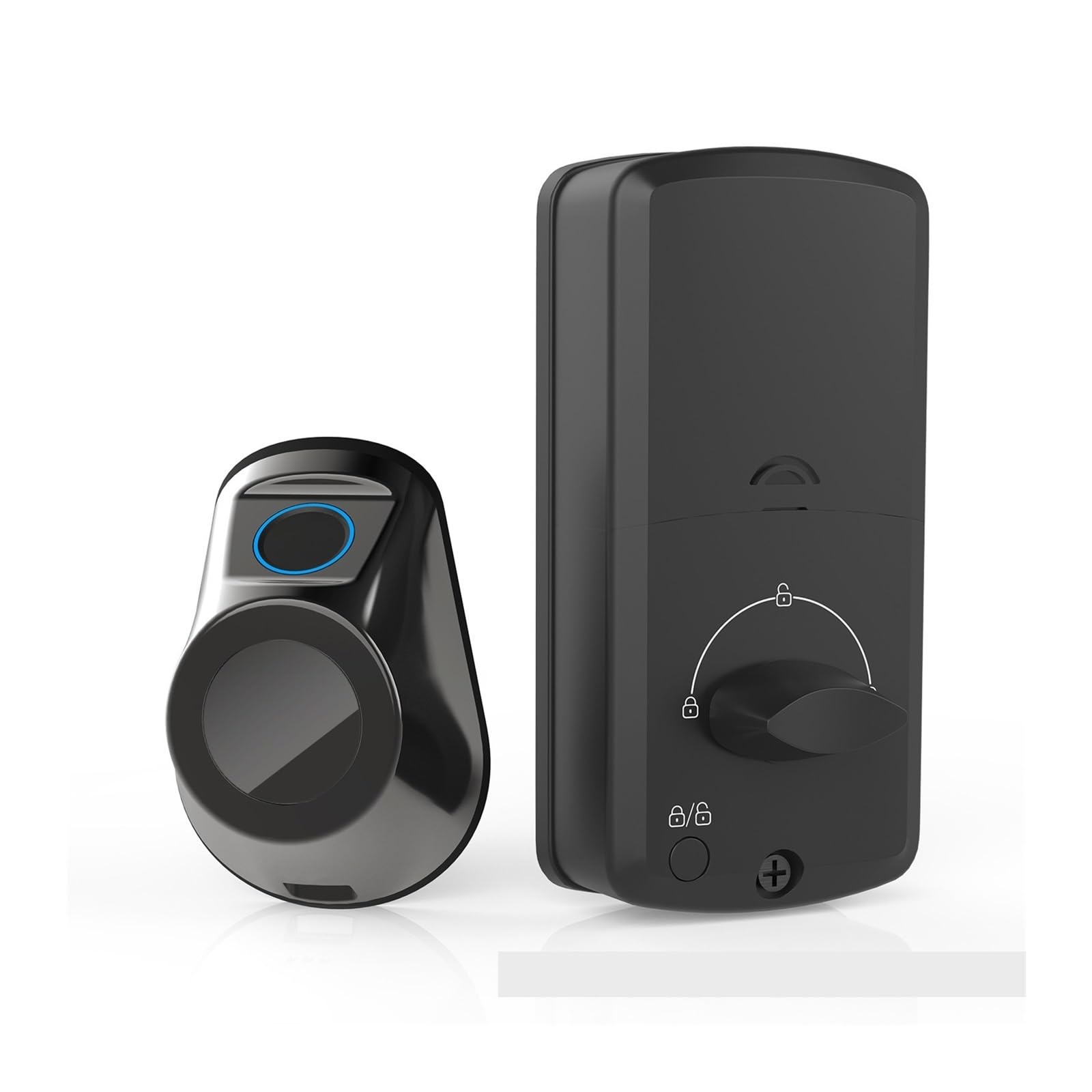 JVDDI Smart Door Handle, Electronic Door Lock for Smart Keyless Entry Digital Deadbolt with Fingerprint