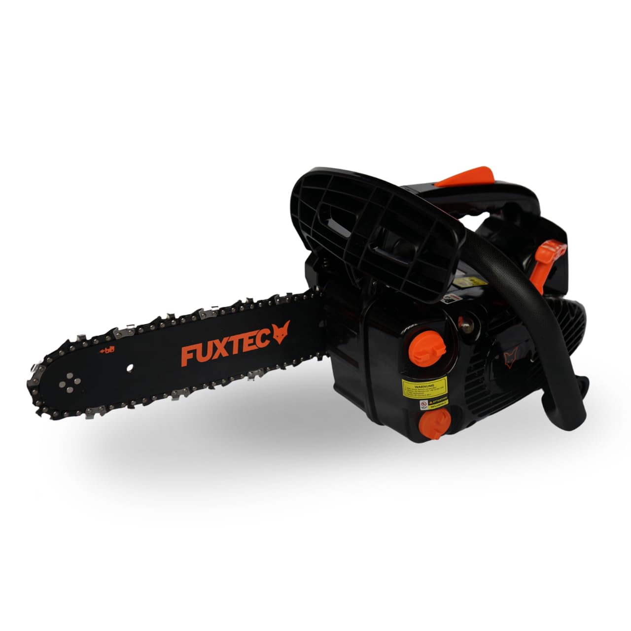 FUXTEC Motosierra Gasolina FX-KS226 - con espada de 10'', longitud de corte 20cm - 25,4cc, 0,95cv - Easy-Start - Editión negra -