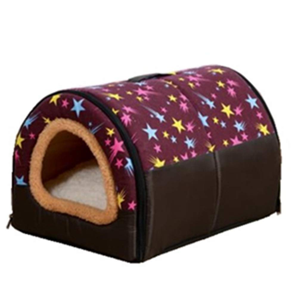 Amazon ドーム型ペットベッド ペットハウス カラフル お洒落 折りたたみ式 犬小屋 ふわふわ 冬 ｓ ｍ L Xl Xxl 犬用 猫用 暖かい コンフォート 良質 Happyyard ハウス 通販