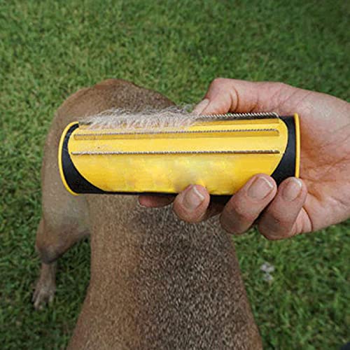 Salangae Pet Dematting Comb , Coat King Rake Pet Undercoat Rake Double Sided Blade Comb Tool Kits Dog Brush for Grooming Double Sided Blade Rake for All Sizes Hair Types - Image 8