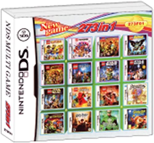 AODUN DS Video Game Cartridge Console Combo Multi-Card All Compilation Fit DS 3DS 2DS (Color: 273 in