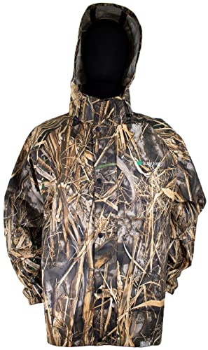 frogg toggs Herren regenjas, waterdicht, ademend Classic Pro Action Regenjacke wasserdicht atmungsaktiv, Mossy Oak Bottomland, L EU Cover