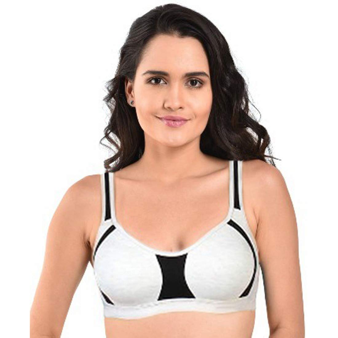 inner touch Women's Poly Lycra Non-Padded Full Coverage Sports Bra-picture-31