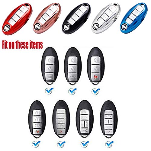 Funda de llave Nissan rosa para organizar tus accesorios del coche en la rutina diaria 2