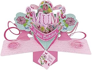 Mum Birthday Pop-Up Greeting Card Original Second Nature 3D Pop Up Cards