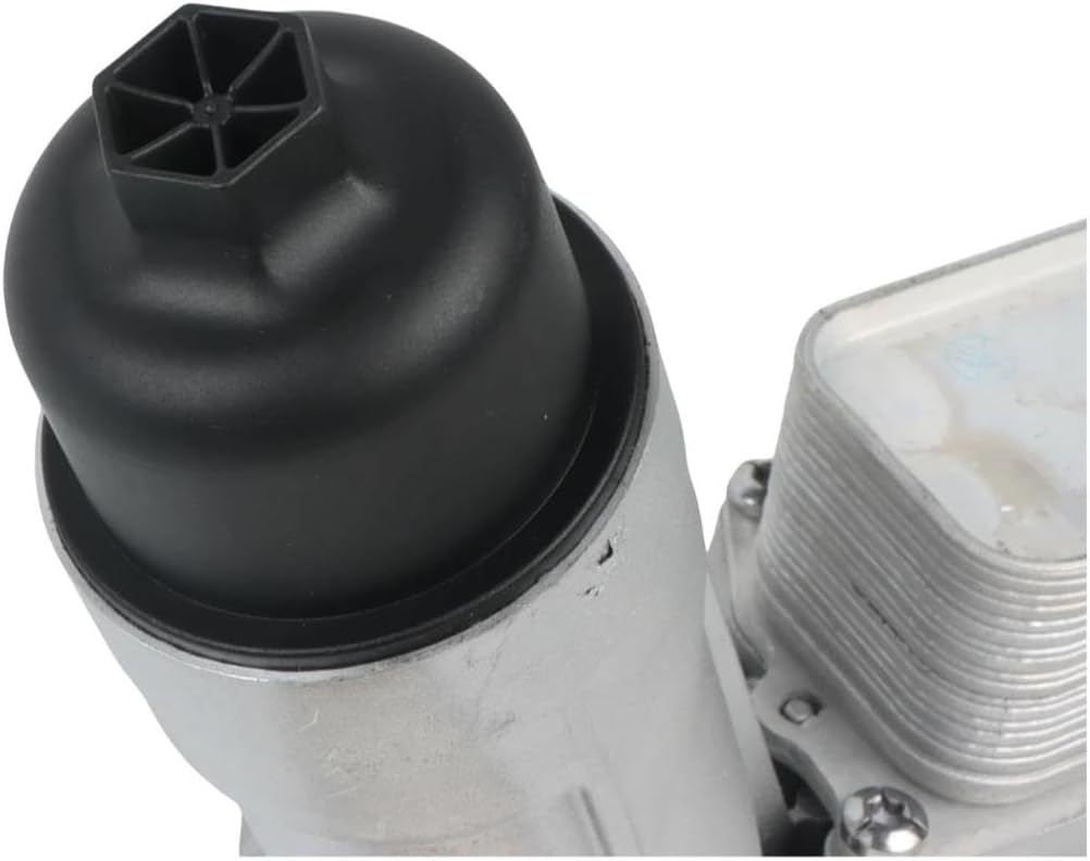 Oil Cooler Aluminum Oil Filter Adapter Housing Engine Assembly for Jeep Dodge Ram 3.6L 2011-2016 68105583AE 68105583AA