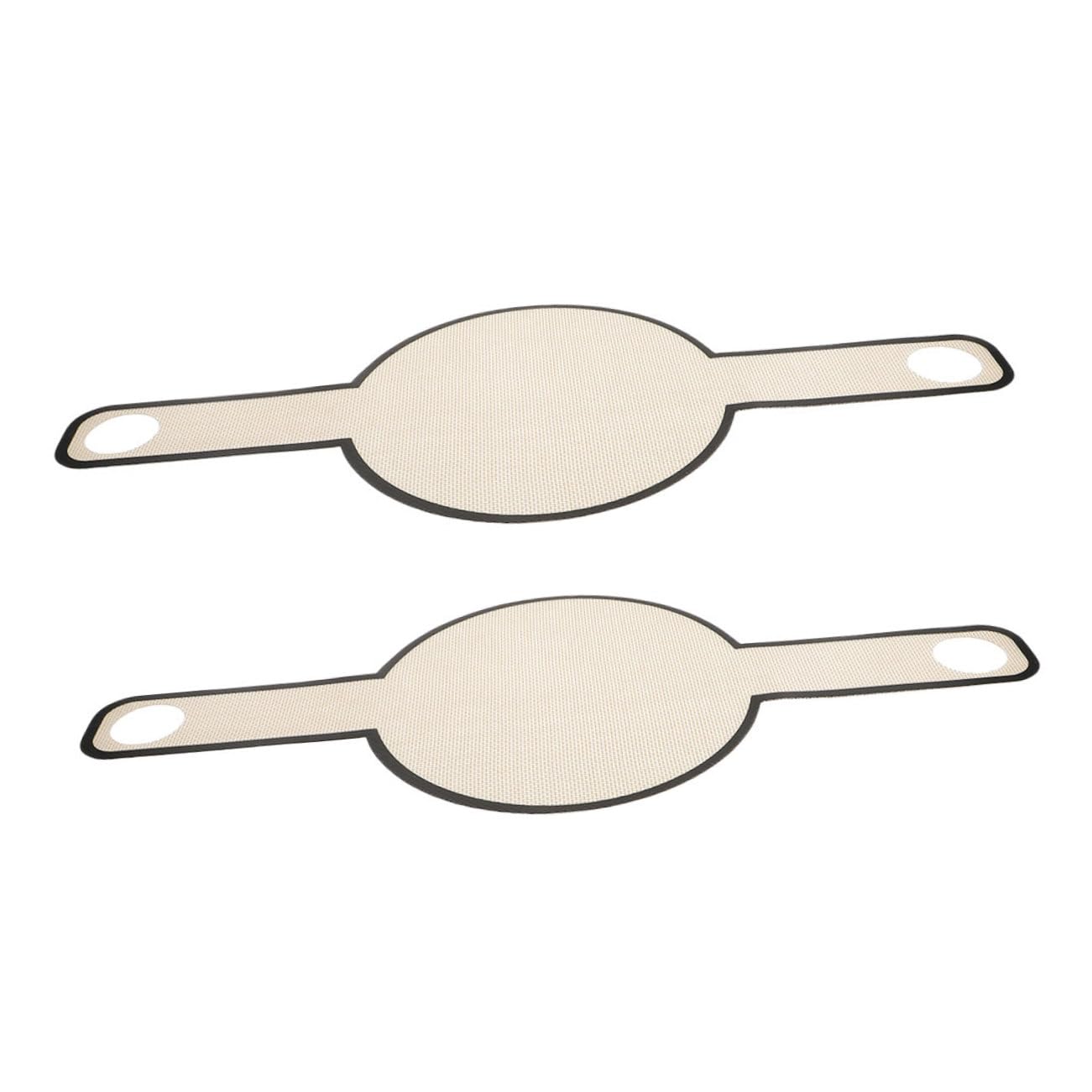 Cabilock 2 Series Alfombrilla Para Hornear Con Transferencia De Horneando Estera Para Hornear Con Mediciones Estera Para Hornear Pan Almohadilla Largo Brown Fibra De Vidrio 2 Piezas*2