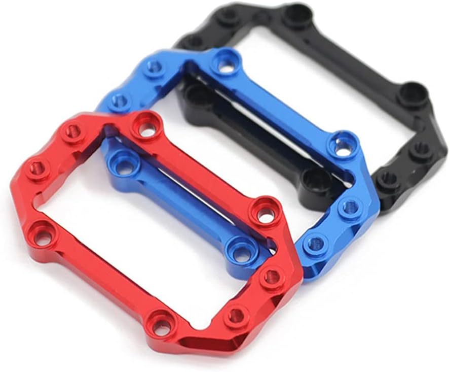 Upgrade Your RC Monster Truck with Aluminum Alloy RC Steering Servo Mount Set - CNC Precision Manufacturing - Exquisite Workmanship - Modern Appearance - - red image 3