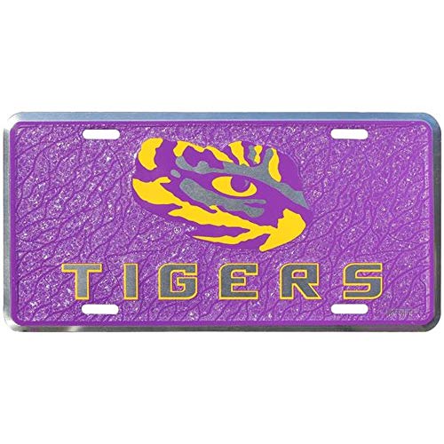 HangTime - Louisiana State University - LSU Tigers Mosaic Novelty auto tag