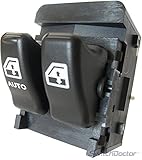 SWITCHDOCTOR Window Master Switch for 1997-2005 Chevrolet Venture, Pontiac Montana and 1997-2004 Oldsmobile Silhouette (Black Buttons)