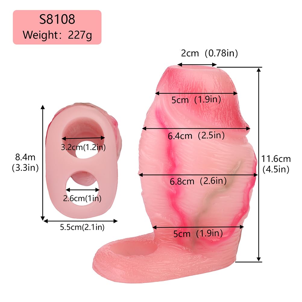Seckoe Penies.Verlängerung Xxl Penisstrecker Sexspielzeug Mastrubrator Für Manner Penisverlängerung Penis Sleeve Sextoy Penis Penisvergrößerung Penishülle Penis Hülle Cock Sleeve Penismanschetten