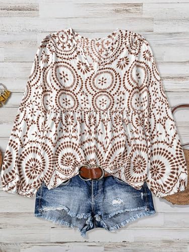 Image of Zilcon Women's V-Neck Summer Woman Stylish Western Basic Tops