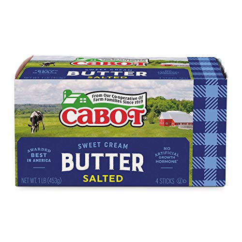 Cabot Salted Butter Quarters, 1 Lb #TOP2