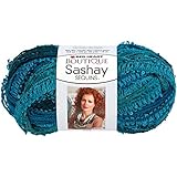 RED HEART Boutique Sashay Sequins Yarn, Mediterranean