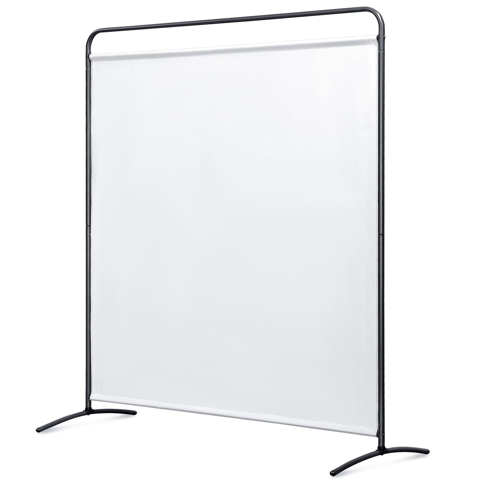 Angel Living Paravent 1 Panel Room Divider Protective Screen Wall Room Partition for Offices, Balcony, Bedroom, Outdoor Garden 162 x 174cm (Natural)