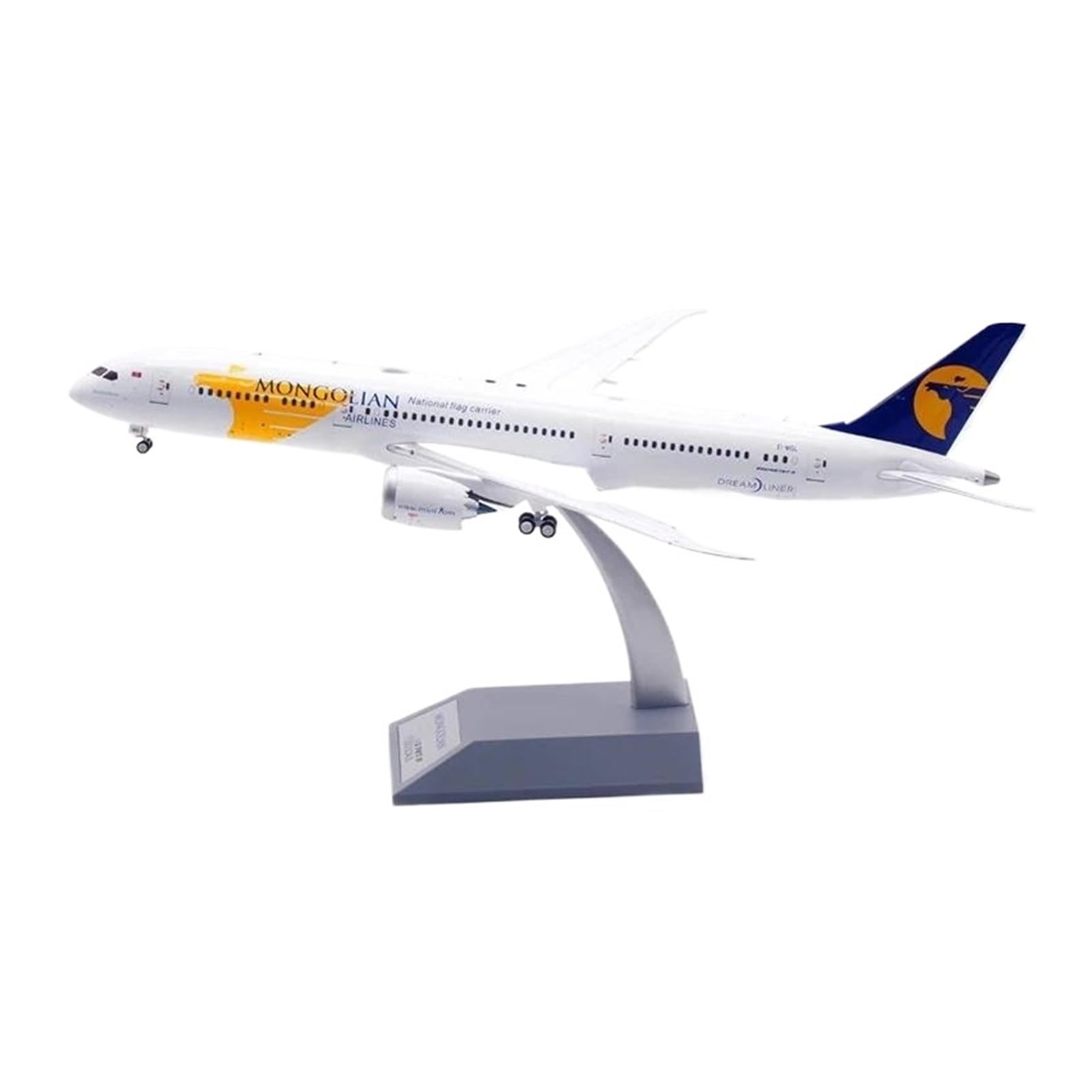 Modellini di Aerei in Piccola Scala 1:200 per mongolo B787-9 EI-MGL Modelli da Collezione in Lega di aeromobili Pezzi Decorativi statici Kit di Costruzione di Modelli