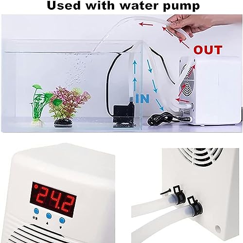 Aquarium trop chaud ? Refroidisseur d'eau XENITE avec ventilateur et affichage temps réel - 3