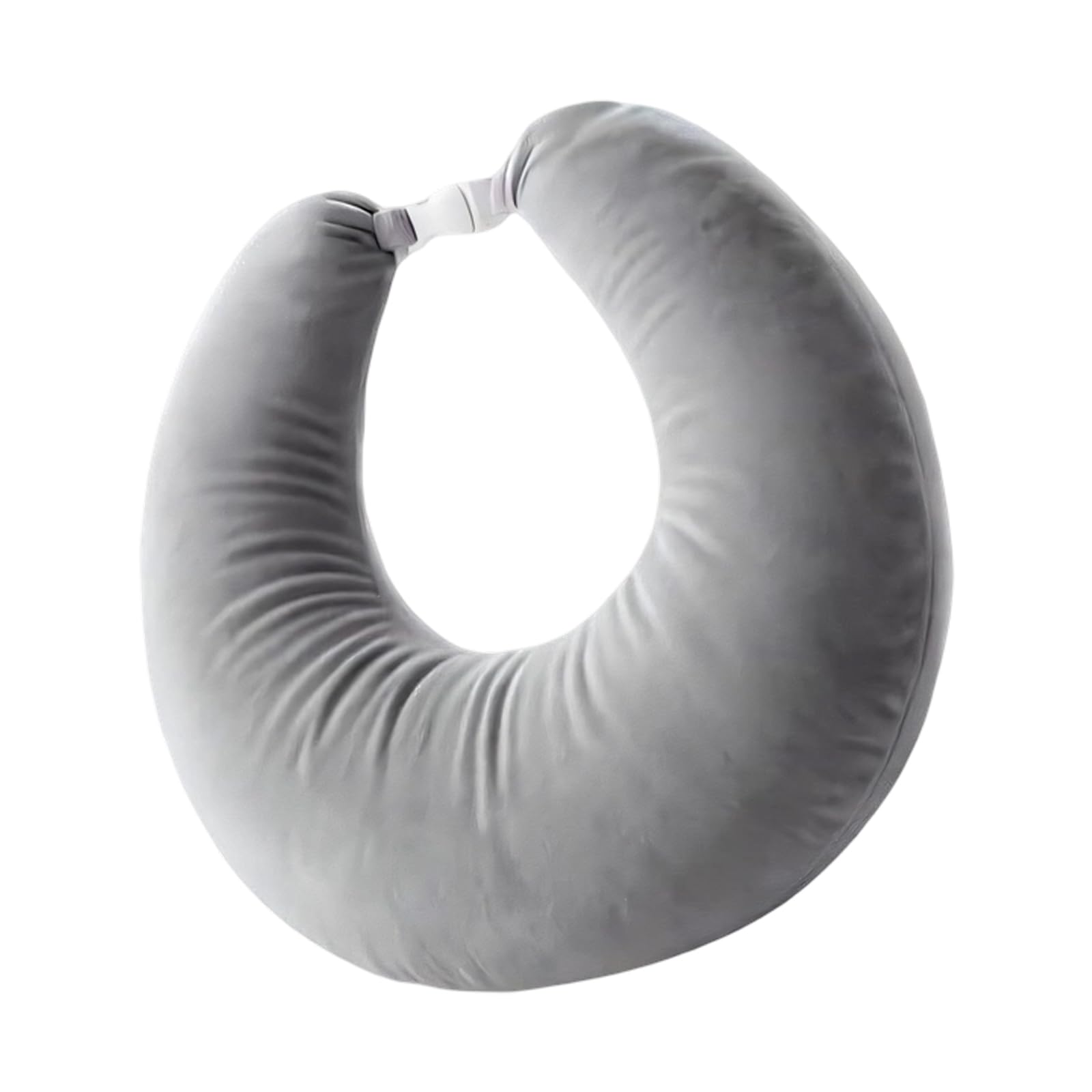 Msioytog Plush Reading Cushion U-Shaped Front Buckle Pillow for Couch Lounging, Seated and Casual Phone Use Sofa Reading Pillow Lap Phone Use Cushion