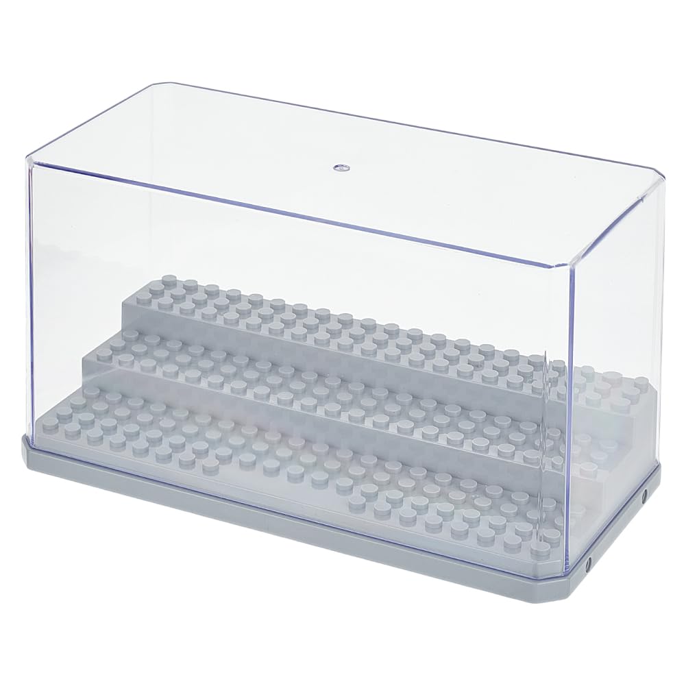 OLYCRAFT Vetrina in Acrilico Vetrina per Minifigure Action Figure Blocchi Scatola Espositiva Rimovibile per Conservazione Regali Scatole Espositive Antipolvere per Conservazione