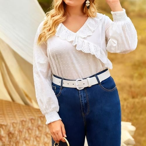 Image of WHIPPY Women Leather Belt for Jeans Pants Dresses Black Ladies Waist Belt with Pin Buckle
