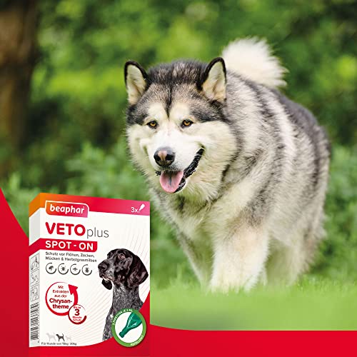 Beaphar VETOplus Spot-ON für mittelgroße Hunde (15-30kg), 3x2ml