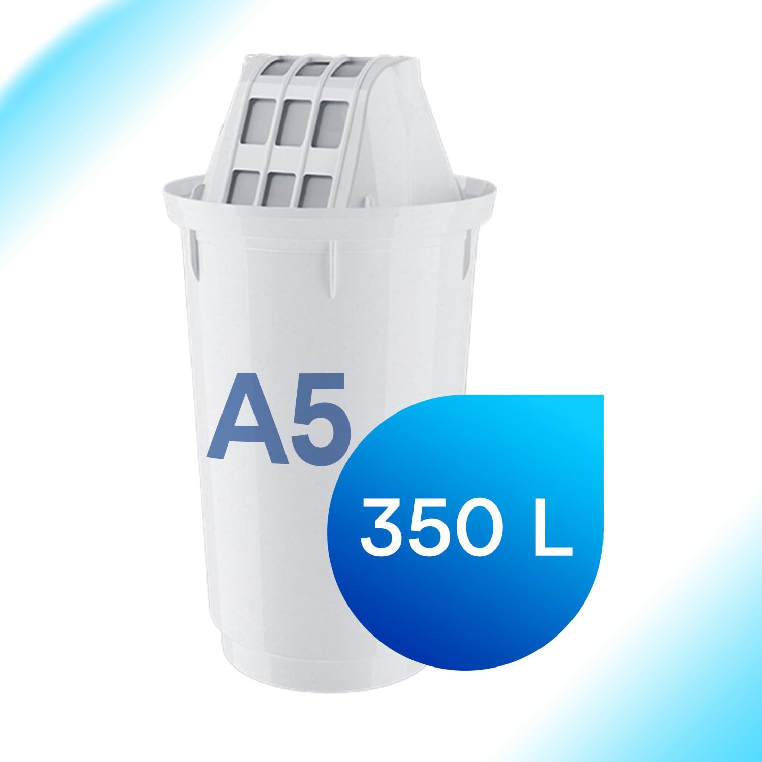 AQUAPHOR Provence bianco Caraffa filtrante con 1 Filtro A5 I Filtro per Acqua caraffa da 4,2l Realizzata in TRITAN I Riduce calcare e Cloro I Filtro Acqua da Tavolo I Perfetto per la Famiglia
