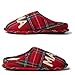 Dearfoams Women's Mama Bear Slipper, Tartan Plaid, Medium