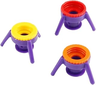 3Pcs Bottle Emptying Kit Practical Evacuation Cap Down Bottle Dispenser Cap for Shampoo Lotion Containers