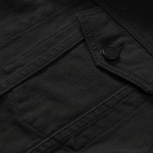 Chaqueta de mezclilla slim para hombre manga larga miniatura 6