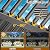 LEVELEVE 10' x 20' Louvered Pergola with Adjustable Roof, Outdoor Metal Patio Gazebo with Curtains & Netting, Gutter System, Large Hardtop Canopy for Garden, Deck, Backyard