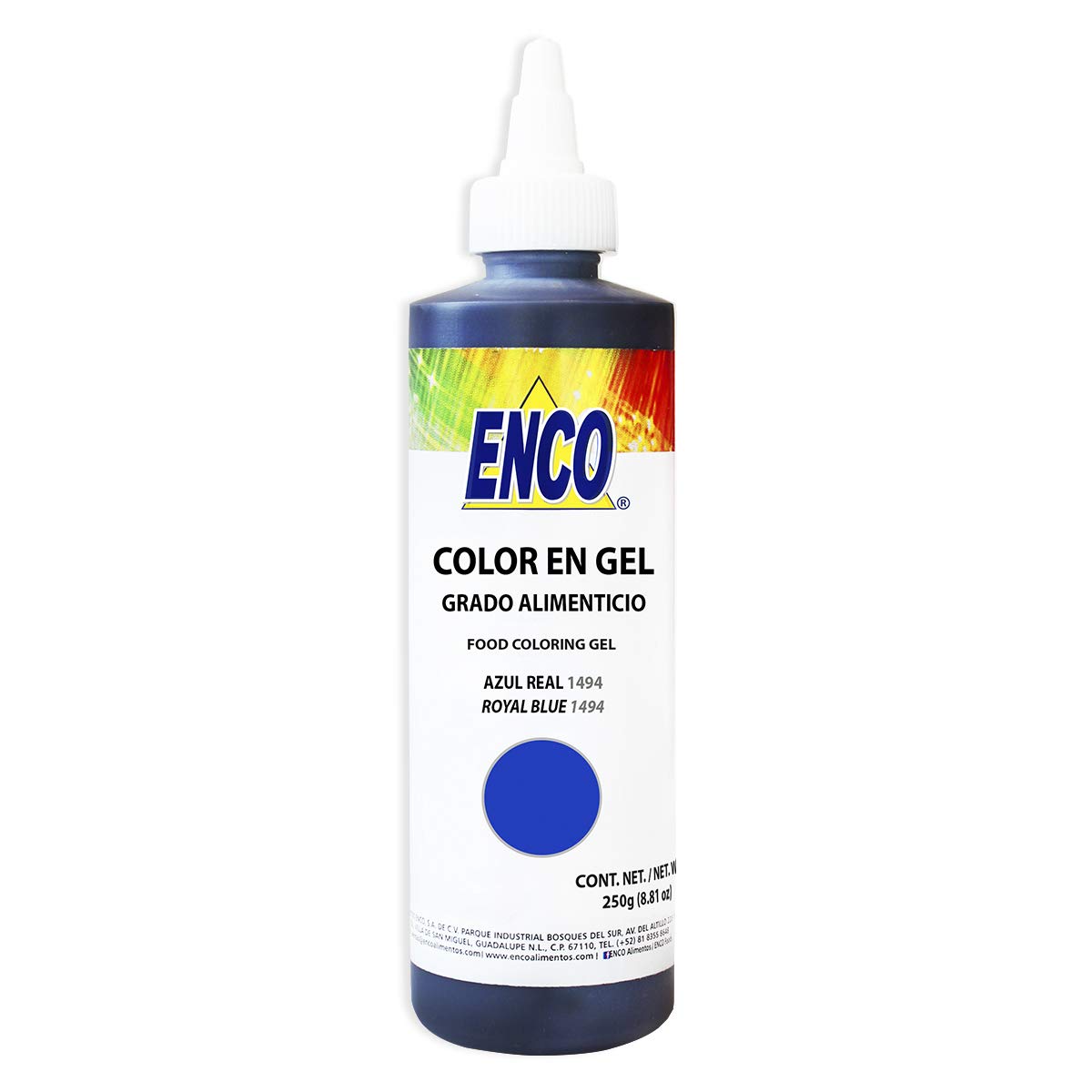 ENCO Gel Food Coloring 8.8 oz (Royal Blue)