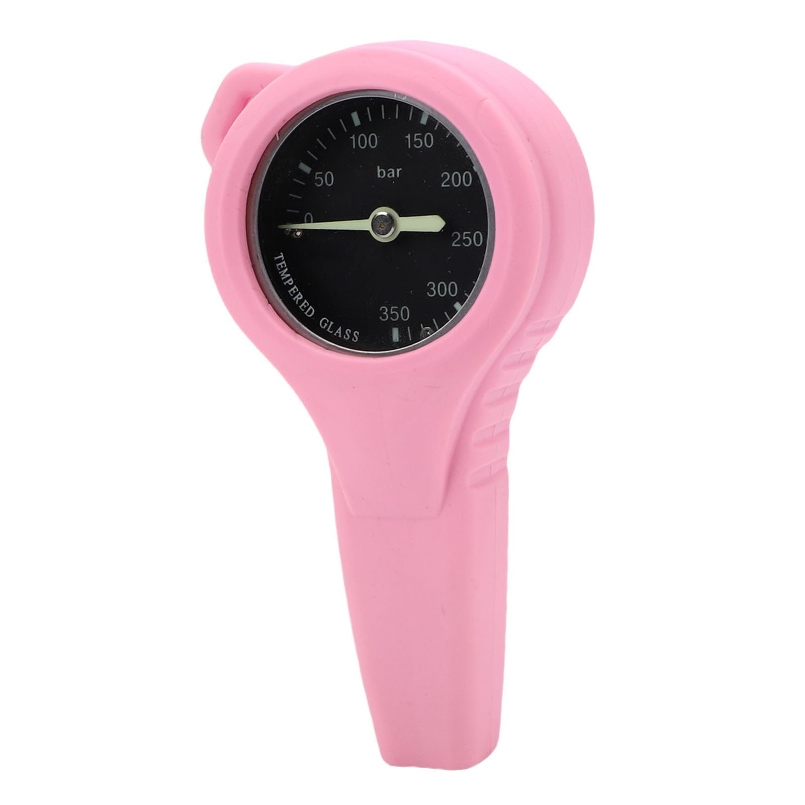 Buachois Manometro Subacqueo BCD Acciaio, Manometro Pressione Immersione Luminoso Facile Leggere Trasportare, Strumento Misurazione Pressione per Attrezzatura Sub