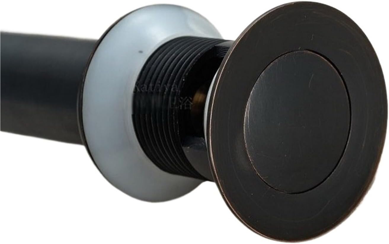 1pcs Bronze Pop Up Bathroom Sink Basin Waste/Drain with Overflow Wsd018