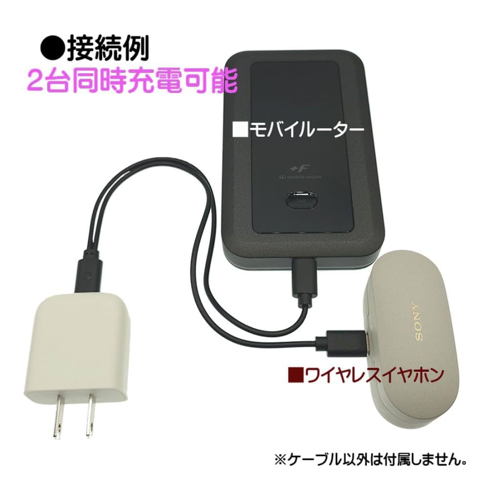 Amazon.co.jp: 充電専用 2台同時充電ケーブル Type-C - Type-C2