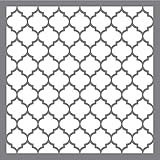 Rayher stencil a nido d'ape moderno 30,5 x 30,5 cm, dimensione nido d'ape circa 7 x 7 cm, in poliestere tagliato a laser, flessibile, riutilizzabile, per pittura, mobili, pareti, 38967000