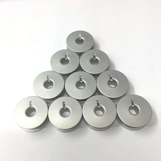 10 Aluminum Bobbins for Pfaff Model Home & Industrial Sewing Machines 9033a Cutex