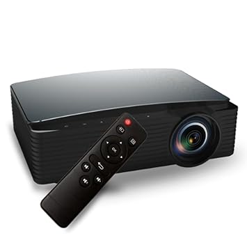 Vision VP-651 4K Android | LED Projector for Home | 9000 Lumens | 5G WiFi | Bluetooth | 50,000-Hour LED Lamp