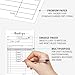321Done Thank You Receipt Book, Made in USA - 3.4x5.5 Order Form, 2-Part Carbonless Sales Invoice Pad for Small Business - 50 White/Yellow Sets
