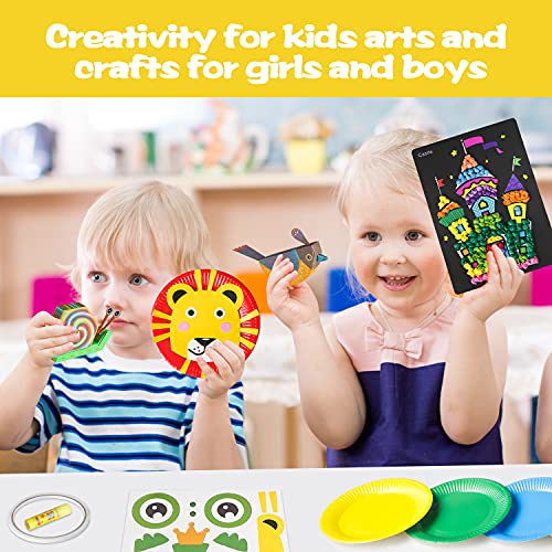 Officygnet Arts And Crafts For Kids Ages 2 3 4 5+, Toddler Craft Kit Toy Gifts For 3-5 Years Old, Fun Preschool Classroom Activity Project For Boy & Girl, Birthday Christmas Crafts Supplies For Kids #TOP3
