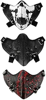 Aroncent Leather Dustproof/Antidust Mask with Adjustable Ear Loops- Pollen Allergy,Running, Cycling