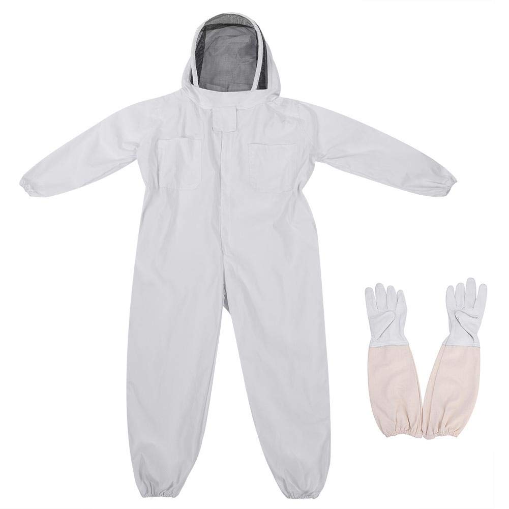 Estink - Combinaison d'apiculteur en Coton, Combinaison d'apiculteur, Combinaison avec et Chapeau, pour apiculteurs Professionnels et débutants (Taille XL)