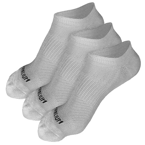Image of HEELIUM Bamboo Ankle Socks for Men & Women | Ultra-Soft, Odour-Free, Thin & Breathable | 3X Softer than Cotton | Sizes - M (UK 4-8) & L (UK 9-13)