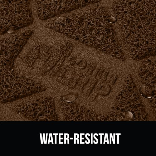 Image of Gorilla Grip Durable Cat Litter Mat (24x17), No Phthalate, Water Resistant, Traps Litter from Box and Cats, Scatter Control, Soft on Kitty Paws, Easy Clean Cat Mat (Brown)