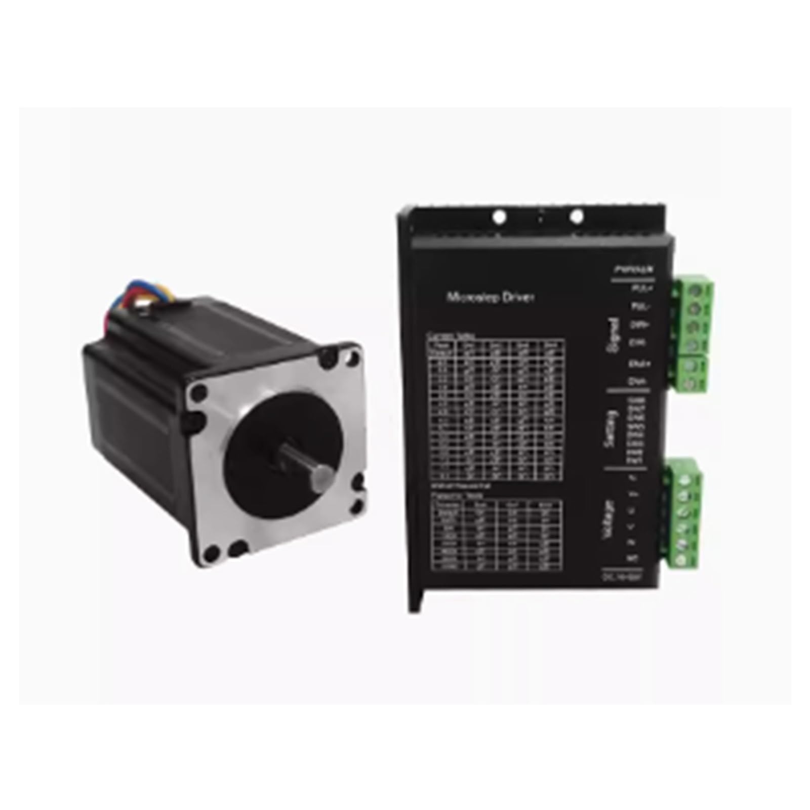 Motor paso a paso Nema 23 bifásico de 57 x 100 mm, 2,5 Nm, con control numérico computarizado, Nema23, eje de 4 hilos y 8 mm de diámetro, for tornos e impresoras 3D.(57HS100 shaft 8mm)
