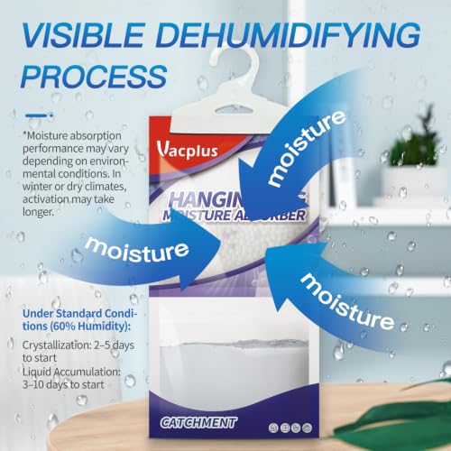 Image of Vacplus Moisture Absorber, 9.8 OZ Hanging, Strong Absorption, Lavender