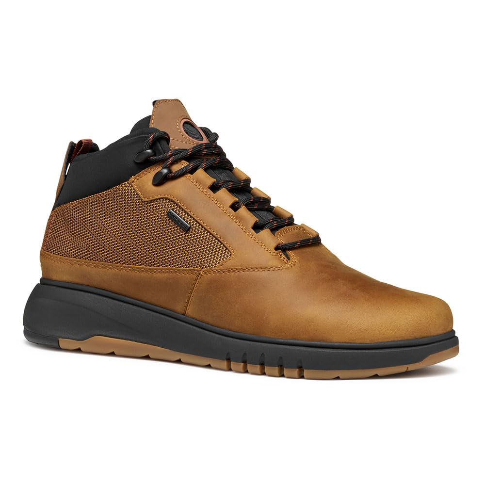 Geox Men's U Aerantis 4x4 B AbxAnkle Boot, Mustard, 6.5 UK