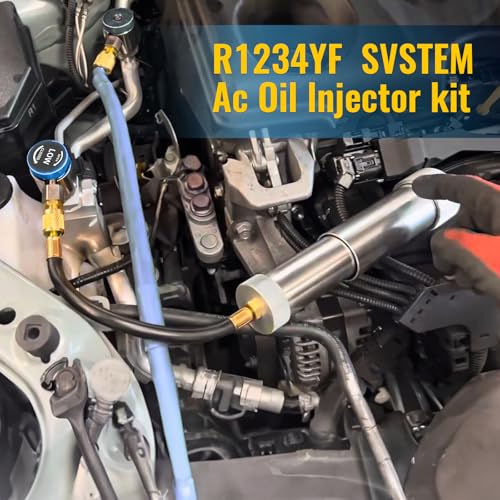 Herramienta inyector aceite AC R134A R1234YF kit dye miniatura 7